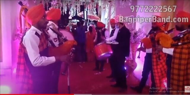 Bagpiper Band For Marriage Party Punjabi Bagpipe Band for Wedding Event in Kolkata Mumbai