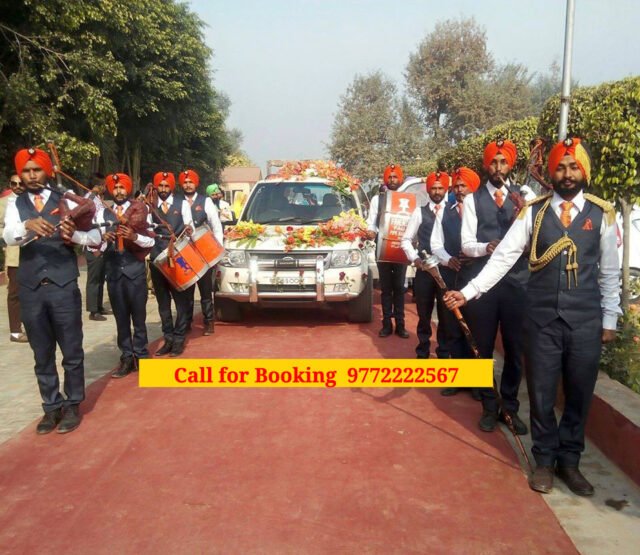 Fouji Punjabi Army Bagpipe Band for Weddings Corporate Events