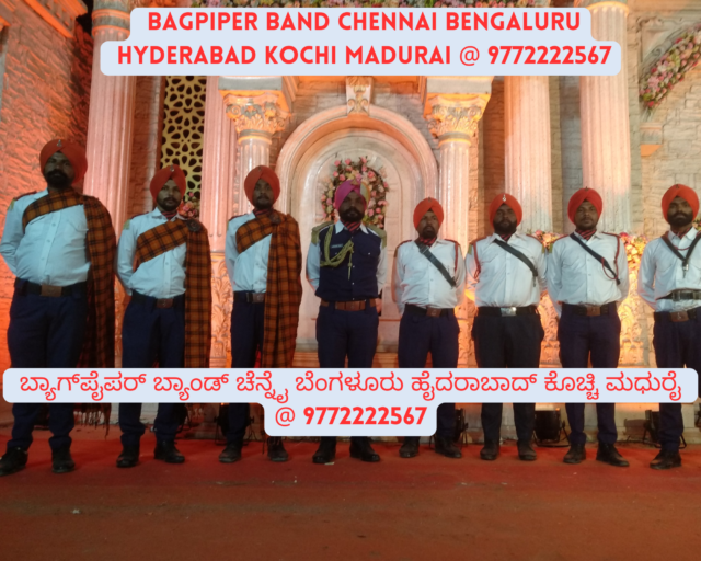 Bagpiper Band Chennai Bengaluru Hyderabad Kochi Madurai