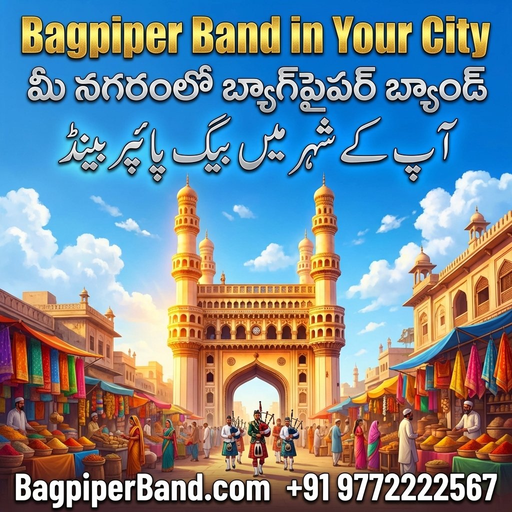 హైదరాబాద్‌లో టాప్ బ్యాగ్‌పైపర్ బ్యాండ్ బుకింగ్ +91 9772222567 post thumbnail image