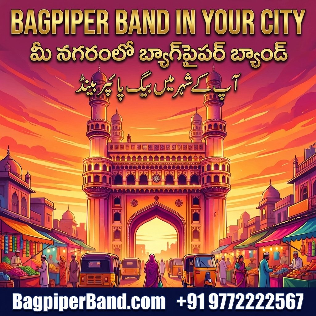 కార్పొరేట్ ఈవెంట్ల కోసం బ్యాగ్పైపర్ బ్యాండ్ బుకింగ్ హైదరాబాద్